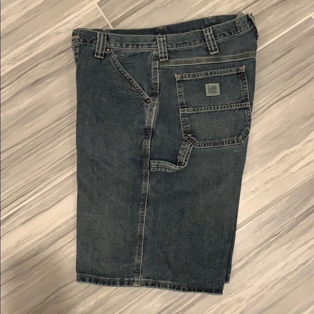 Blue jean shorts